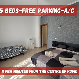 -5 Min From Bus Stop-free Parking Appartamento Roma